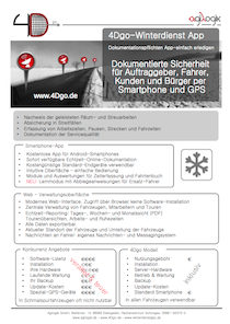 4Dgo-Winterdienst Fahrzeug